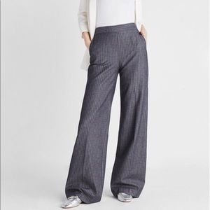 ⚫️SOLD🔴 High Waisted Striped Wide Leg Pant OS